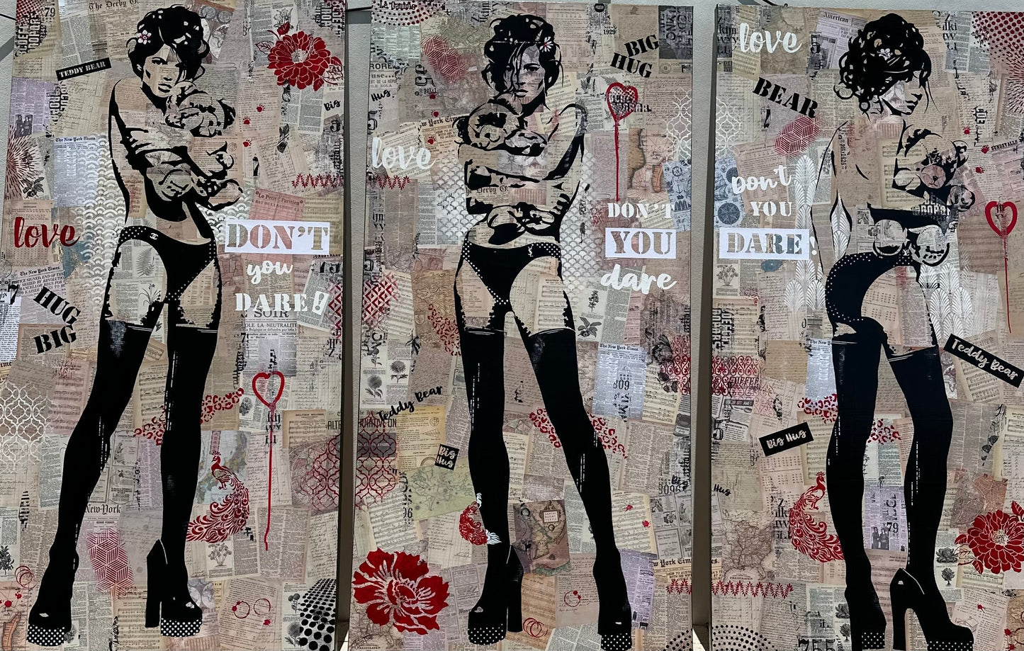 TEDDY BEAR (Triptych 3) - DON'T YOU DARE